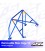 Roll Bar HONDA CRX (EF/ED/EE) 3-door Coupe REMOVABLE REAR CAGE V2