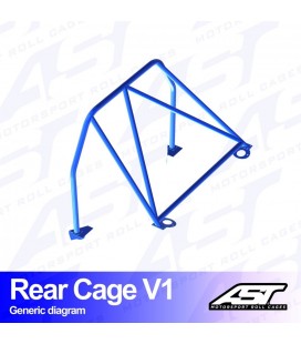 Roll Bar MAZDA RX-7 (FD) 3-doors Coupe REAR CAGE V1