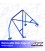 Roll Bar OPEL Kadett (E ) 3-doors Hatchback REMOVABLE REAR CAGE V1