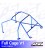 Roll Cage AUDI A3 / S3 (8P) 3-doors Hatchback Quattro FULL CAGE V1
