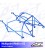 Roll Cage AUDI A3 / S3 (8P) 3-doors Hatchback Quattro MULTIPOINT WELD IN V2