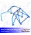 Roll Cage AUDI A3 / S3 (8V) 5-doors Sportback Quattro REMOVABLE FULL CAGE V3