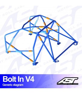 Roll Cage BMW (F87) 2-Series 2-doors Coupe RWD BOLT IN V4