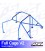 Roll Cage FORD Escort (Mk3/Mk4) 3-doors Coupe FULL CAGE V2