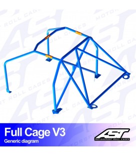 Roll Cage MAZDA MX-3 (EC) 3-doors Coupe FULL CAGE V3
