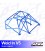 Roll Cage MAZDA MX-5 (NA) 2-doors Roadster WELD IN V5