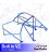 Roll Cage NISSAN Silvia (S14) 2-doors Coupe BOLT IN V2