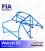 Roll Cage TOYOTA Celica (T185) 3-doors Coupe WELD IN V2