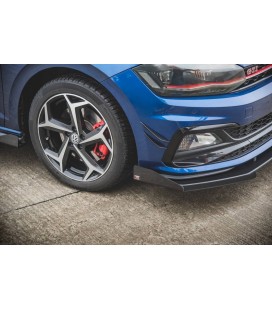 SPLITTER PRZEDNI RACING DURABILITY+FLAPS VW POLO GTI MK6