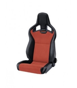Recaro Racing Seat Cross Sportster CS SAB with heating Artificial leather black / Dinamica red