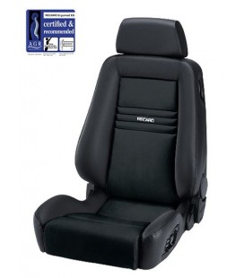 Recaro Racing Seat Ergomed ES Clima Dinamica black / Leather black