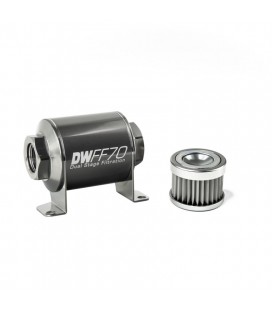 DeatschWerks Universal in-line fuel filter 5 micron 70mm