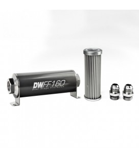 DeatschWerks Universal in-line fuel filter 5 micron AN10 160mm