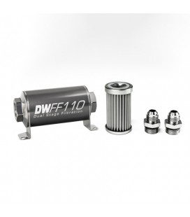 DeatschWerks Universal in-line fuel filter 5 micron AN8 110mm