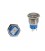 Switch 304SS 19mm ON-OFF Blue