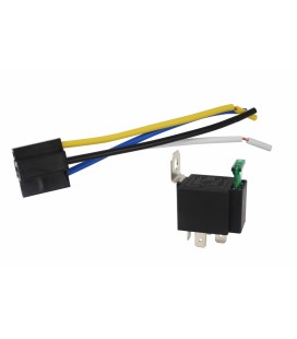 Universal relay 30A with socket and fuse