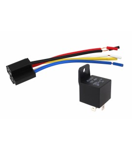 Universal relay 40A with socket