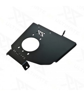 Base / Plate for fixing handbrake without holes for BMW E36 tunnel Black