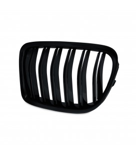 Kidney grill double slat black glossy suitable for BMW X1 (E84), year 2009-2015
