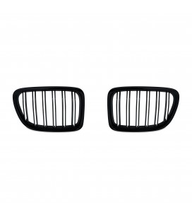 Kidney grill double slat black glossy suitable for BMW X1 (E84), year 2009-2015