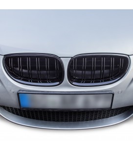 Kidney grill double slat black glossy suitable for BMW 5er E60 year 2003-2010,