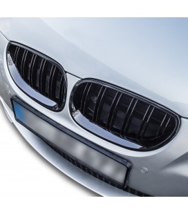 Kidney grill double slat black glossy suitable for BMW 5er E60 year 2003-2010,