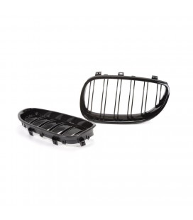 Kidney grill double slat black glossy suitable for BMW 5er E60 year 2003-2010,