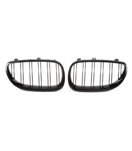 Kidney grill double slat black glossy suitable for BMW 5er E60 year 2003-2010,
