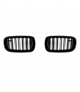 Kidney grill double slat black glossy suitable for BMW X5(F15) from year 2013 -, X6 (F16) from year 2014 -