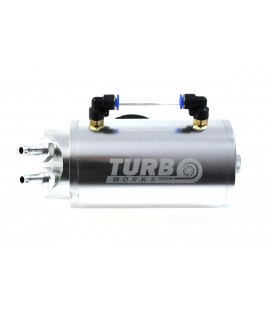 Oil catch tank 0.7L 15mm TurboWorks Silver