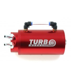 Oil catch tank 0.7L 20mm TurboWorks Red