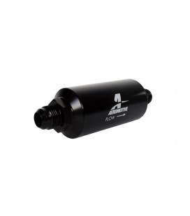 Aeromotive In-Line Filter - (AN -10 Male) 10 Micron Fabric Element Bright Dip Black Finish