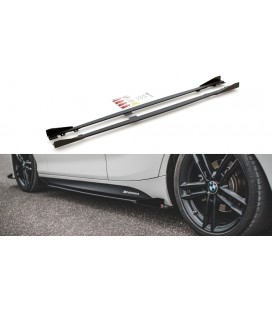 Racing Durability Side Skirts Diffusers V.2 + Flaps for BMW 1 F20 M135i / M140i / M-Pack