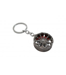 Black Rim Keychain Custom with caliper