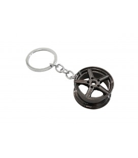 Silver Rim Keychain