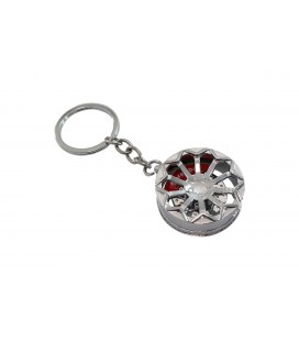 Silver Rim Keychain Custom with caliper