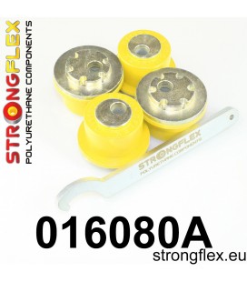 016080A: Front upper arm bush kit eccentric SPORT