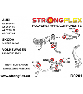 026239AB: Full suspension bush kit