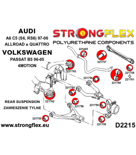 026239AB: Full suspension bush kit