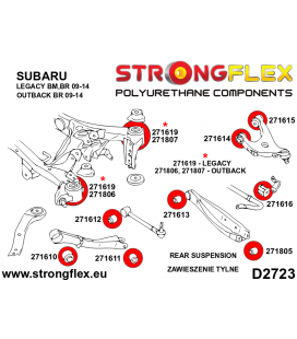 276240B: Full suspension bush kit