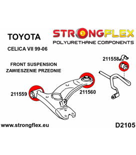 211559A: Front wishbone front bush SPORT