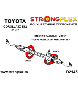 211973A: Steering rack mount bush SPORT