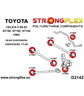 211966B: Rear wishbone - rear inner bushing