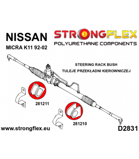 281211A: Steering rack bush SPORT