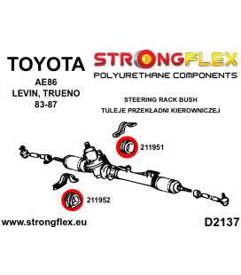211951A: Steering rack bush SPORT