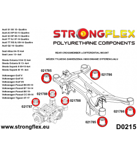 021786A: Rear subframe - rear bush SPORT