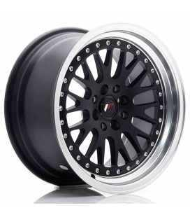 JR Wheels JR10 16x8 ET20 4x100/108 Matt Black w/Machined Lip