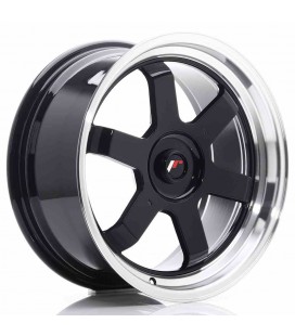 JR Wheels JR12 17x8 ET35 Blank Gloss Black