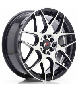 JR Wheels JR18 17x7 ET40 5x100/114 Gloss Black Machined