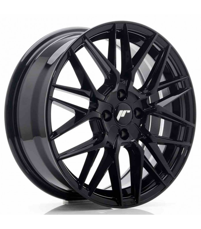 JR Wheels JR28 17x7 ET40 4x100 Glossy Black